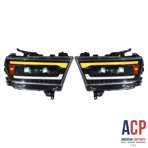 RAM 1500 Lampy przednie Full LED animacja komplet 2019-2024 VLAND.jpg