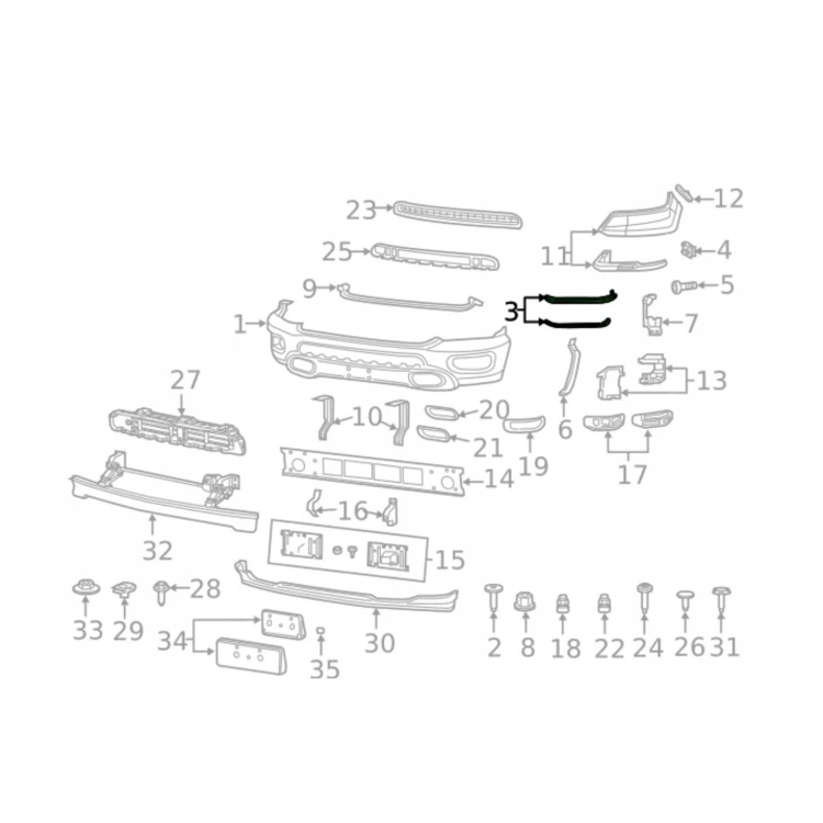RAM 1500 Dolna uszczelka lampy komplet 2019-2024(a4).jpg