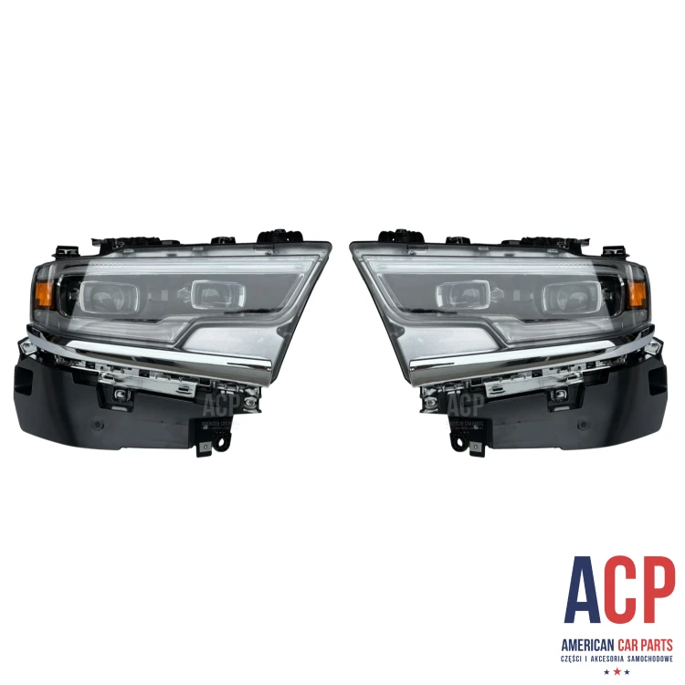 RAM 1500 Lampy przednie Full LED Limited:Longhorn chrom komplet 2019-.png